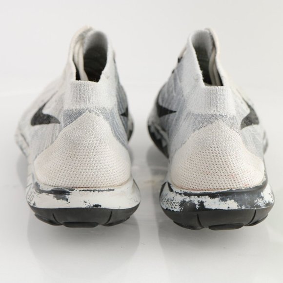 Nike Free Women's 3.0 Flyknit Running Shoe Size 8.5 Mid Gray White Black - Picture 7 of 13